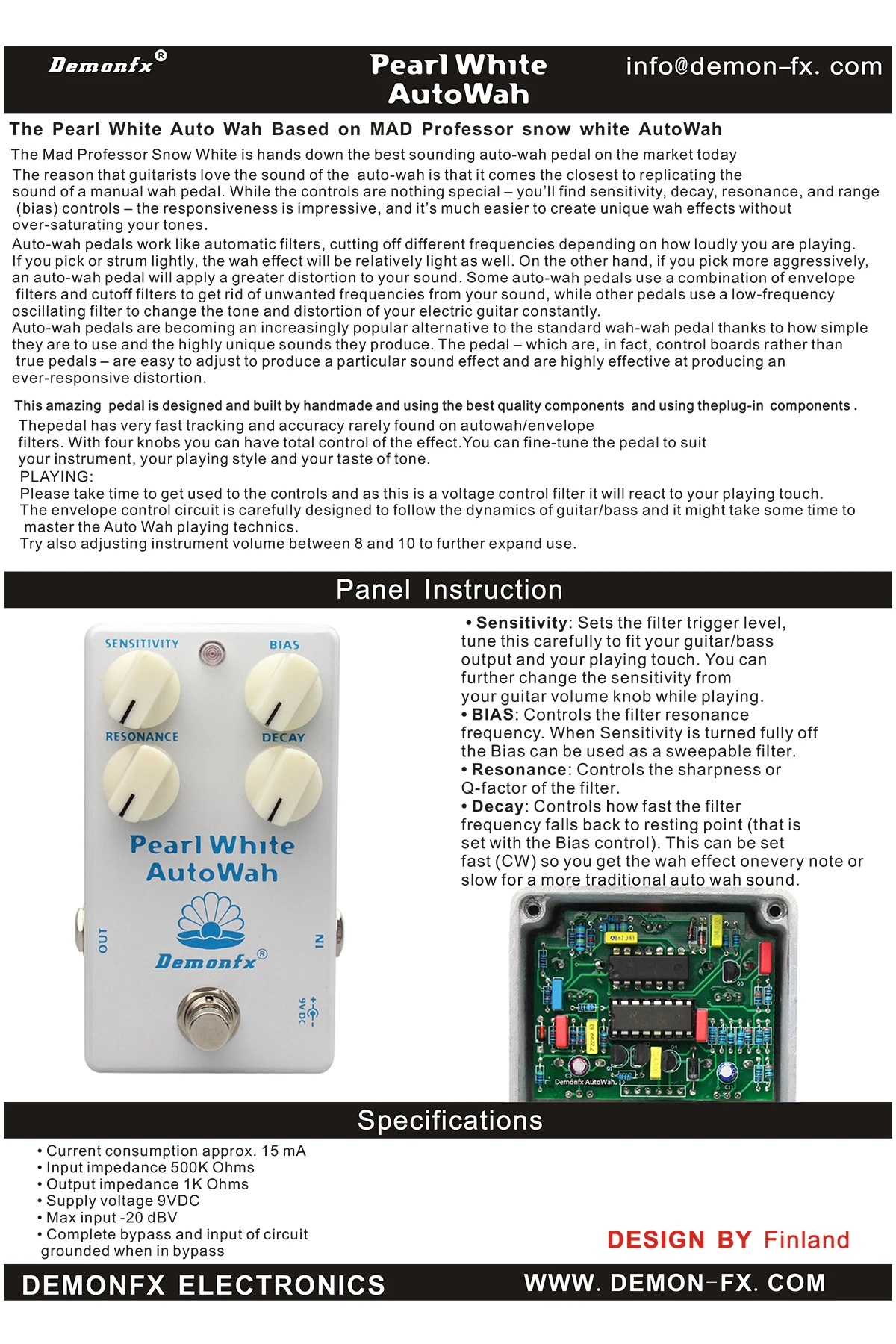 Demonfx AT-DS Freedman BE-ODX Guitar Effect Pedal Overdrive Distortion Delay CHorus AUTOWAH Pedal