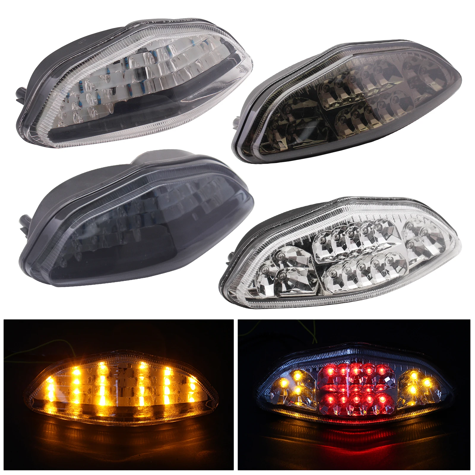 

Rear Tail Light Brake Assembly LED Steering Indicator For SUZUKI DL650 2004-2010 Motorcycle Plastic Tail Lights