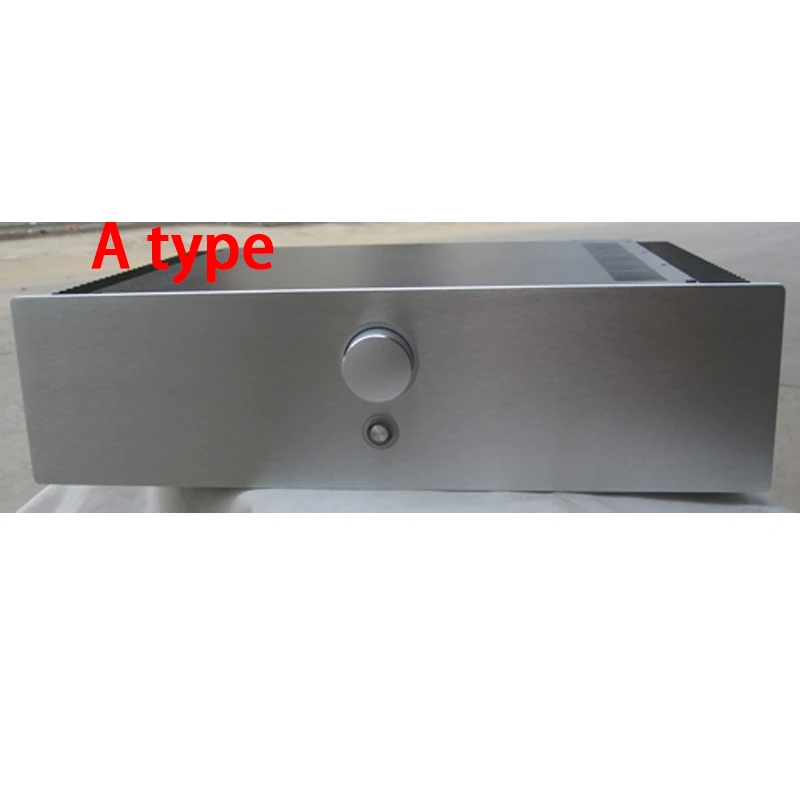 

KYYSLB 430*308*115mm Q430 Class A Amplifier Chassis Box House DIY Enclosure with Feet Screws Knobs Amplifier Case Shell