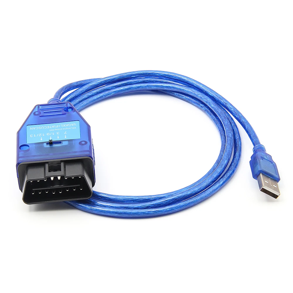 VAG KKL Fiat ECU SCAN OBD2 Diagnostic Cable FTDI FT232RL/FT232RQ Car Ecu Scan Tool For VAG KKL 409.1 Fiat ECUScan