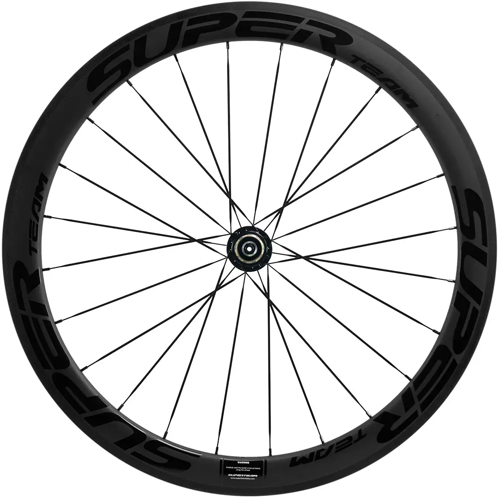 UCI Approved NEW SUPERTEAM 50mm Clincher Tubeless Carbon Wheelset Road Bike Wheel 700C Carbon Bicycle Wheels High TG