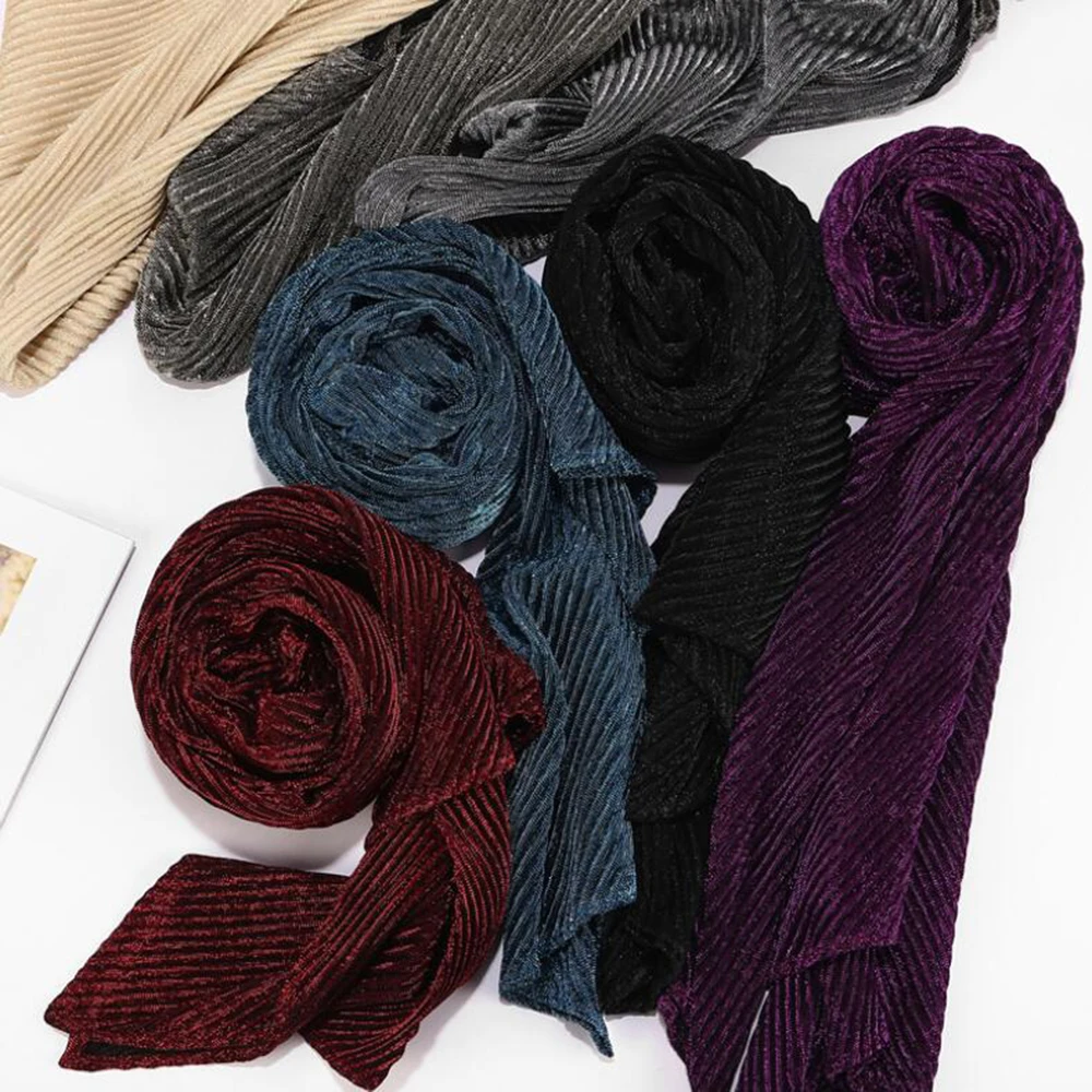 Polyester Women Cotton Hemp Light Weight Super Scarf Shawl Soft Long Scarves Hijab Wrap Muslim 4 Season Ladies Scarf Neckerchief