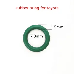 500pieces auto spares parts rubber oring seals for Toyota  Fuel injector repair parts (AY-O2002, 7.8*1.9mm)