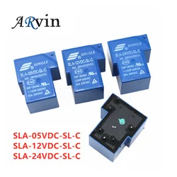 4pcs Power relays SLA-05VDC-SL-C SLA-12VDC-SL-C SLA-24VDC-SL-C 5V 12V 24V 30A 6PIN T90 new and original