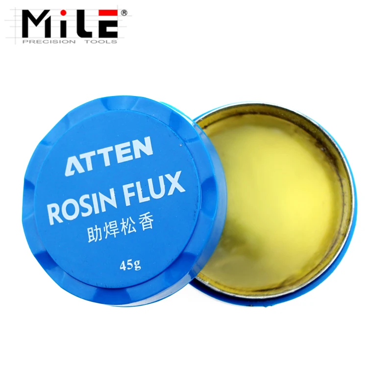 ATTEN 45g Box Rosin Flux For Electric Soldering Iron Soft Solder Welding Fluxes Scaling Powder