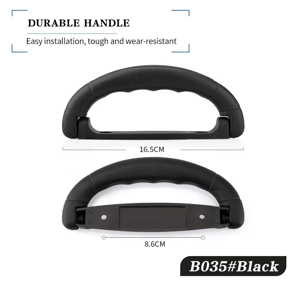 HANLUOKE B035 Luggage Accessories Handle Luggage Retractable Handle Universal Luggage Accessories Handle Metal Seat