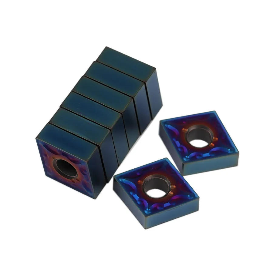 CNMG120404 MA CNMG120408-MA NK9010ภายนอกเครื่องตัดคาร์ไบด์แทรกเครื่องกลึง CNC เครื่องมือ Nano Blue Flame Series ใบมีดตัด