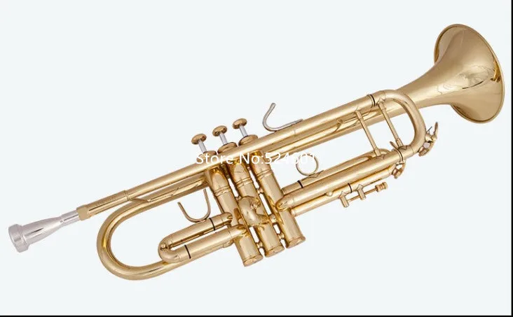 Hot Sell High Quality Bach  LT197GS-77 Bb Small Trumpet Gold silver Two Colors Professional Music Instruments