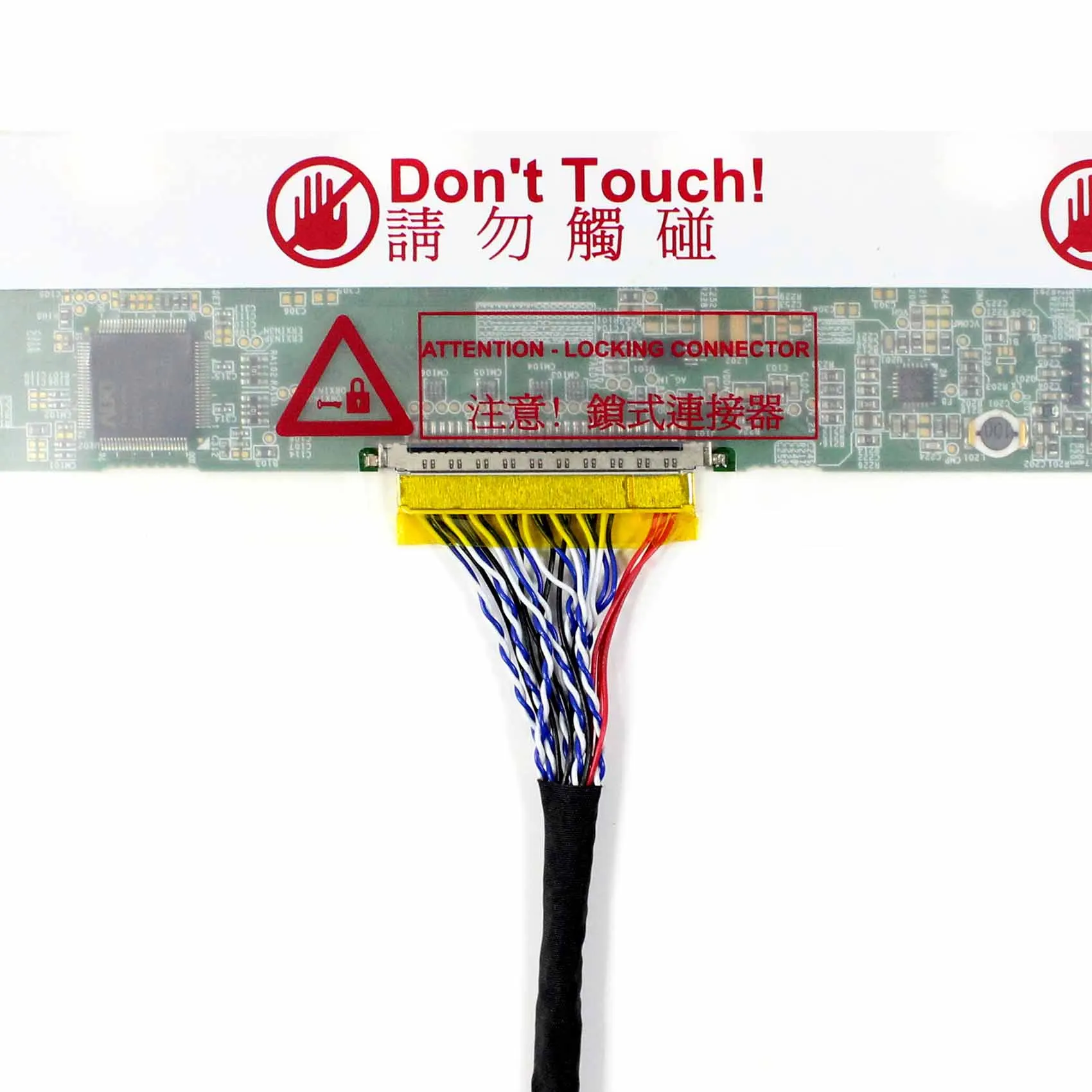 Layar LCD 15.4 "1440X900 Tampilan LVDS 30pin 15.4 Inci dengan Papan Pengontrol LCD HD-MI VGA 2AV