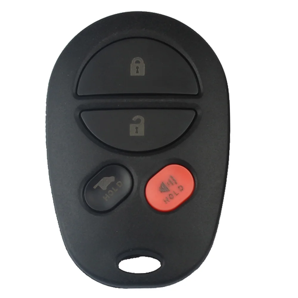 4 Button 315MHz Car Keyless Entry Remote Key Fob Replacement for Toyota Sienna Tundra Avalon Solara Sequoia Highlander 2004-2016