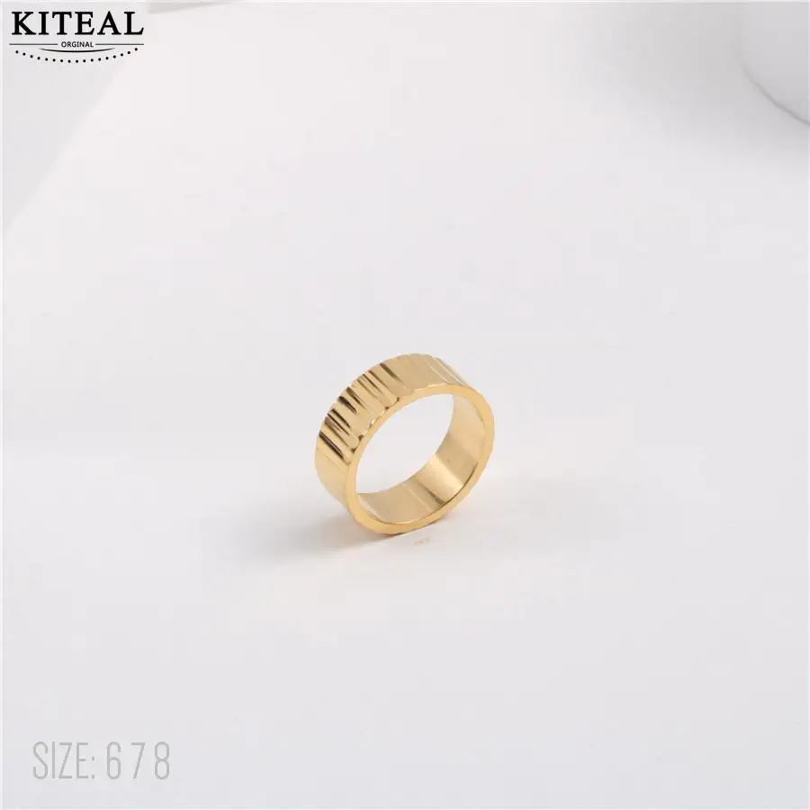 KITEAL Gorgeous Gold color size 6 7 8 wedding rings for women Metal gear prices in euros Prom Accessories