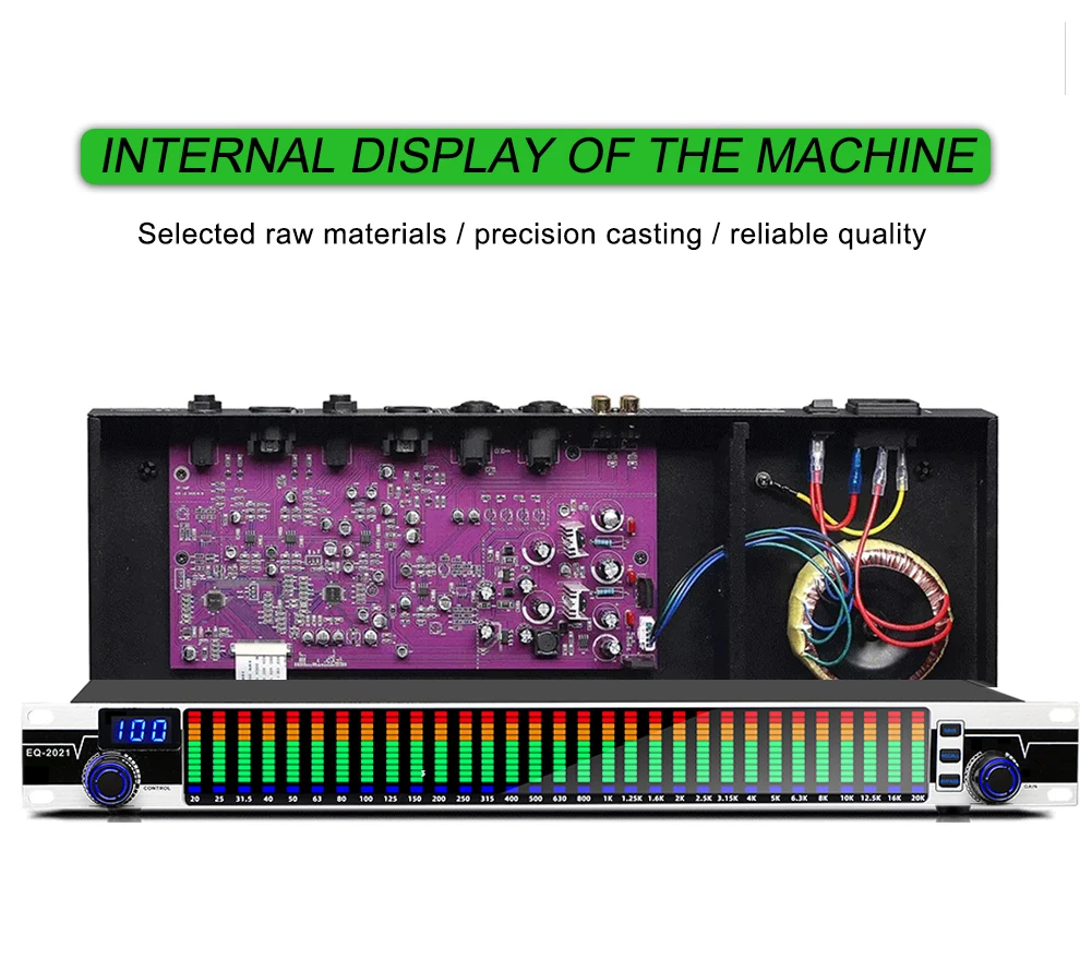 Paulkitson новый двойной 31 полосный эквалайзер Аудио Цифровой эквалайзер профессиональная звуковая система домашний караоке музыкальный инстр...