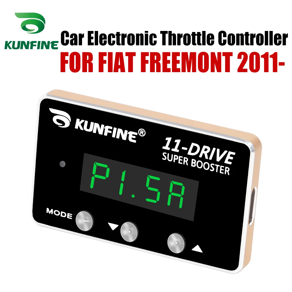 KUNFINE Car Electronic Throttle Controller Racing Accelerator Potent Booster For FIAT FREEMONT 2011-After Tuning Parts