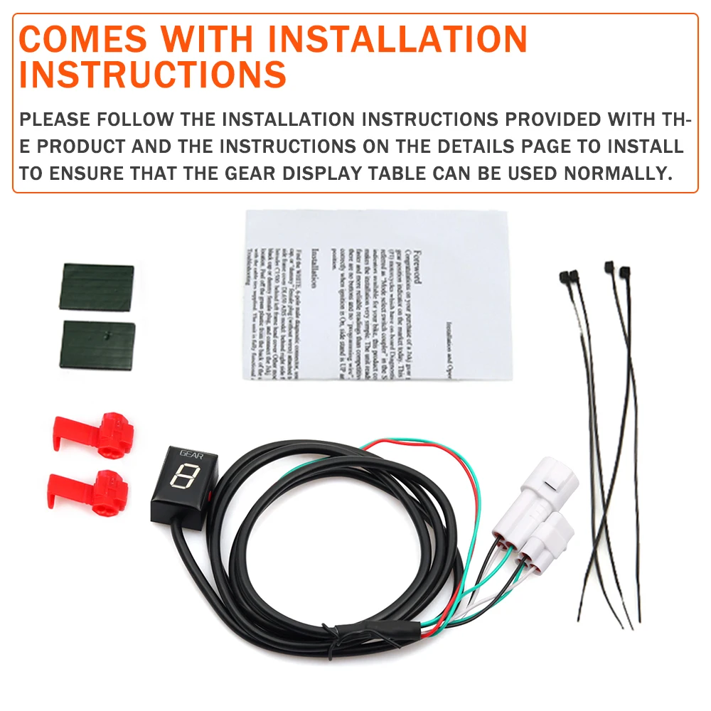 Motorcycle Gear Display Indicator For Yamaha YZF-R1 R6 XJR400 MT01 MT-03 Fz-16 FZ-6r Fzs1000 FZS Fjr1300 Xvs1300A WR250X Wr250r