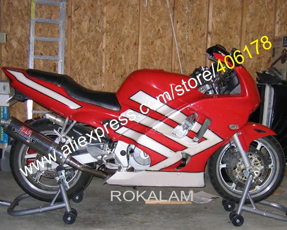 New Red White Fairing For Honda CBR 600 F3 97 98 1997 1998 CBR600F3 CBR 600F3 CBR600 Fairing (Injection Molding)