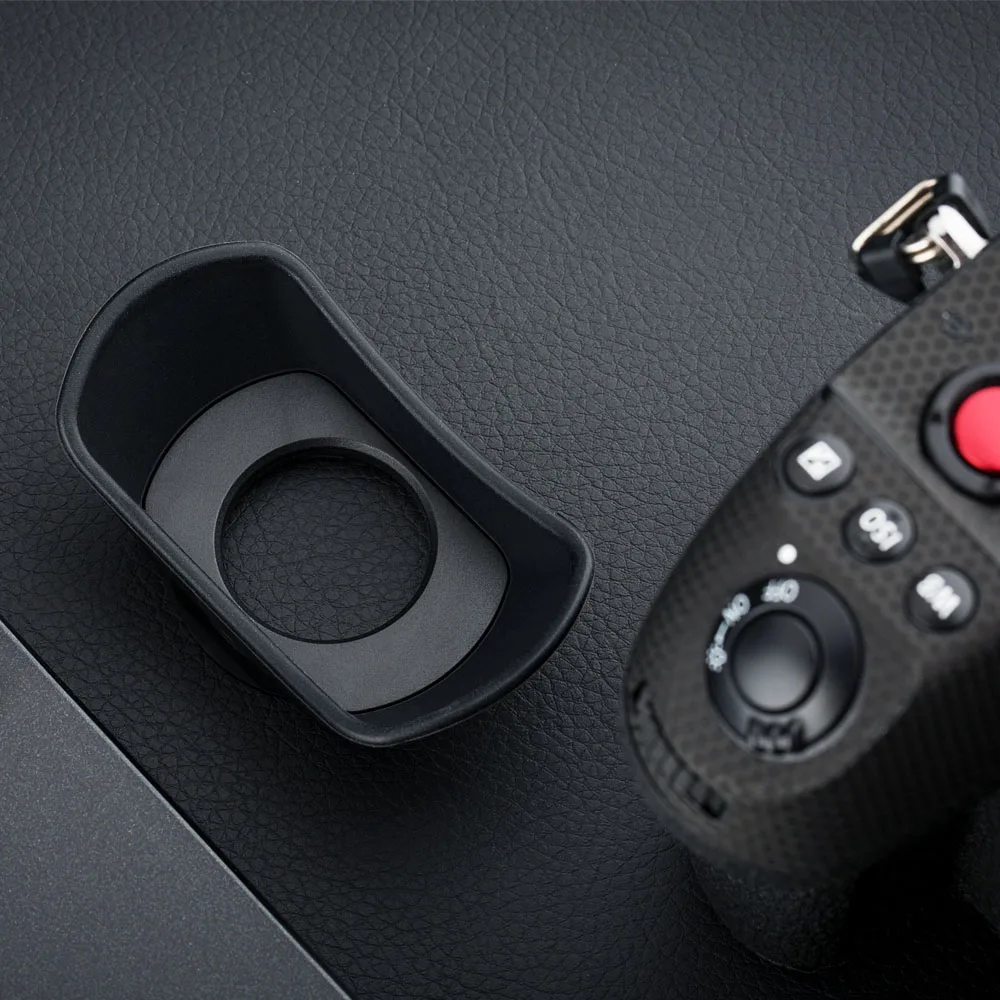 ซิลิโคนนุ่มยาวกล้อง Eyecup พิเศษสำหรับ Panasonic DC-S1H S1R S1แทนที่ Panasonic DMW-EC6ช่องมองภาพ Protector