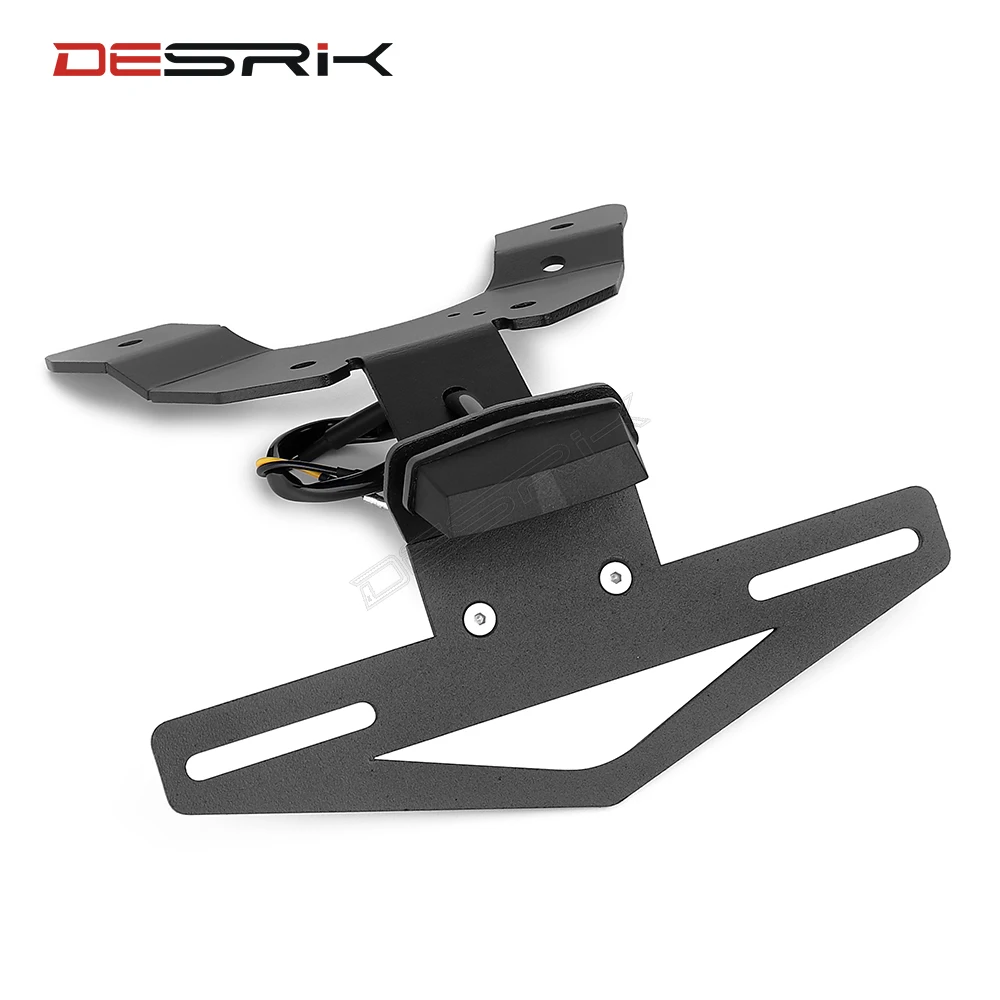 For Suzuki GSX-R GSXR 600 750 GSXR600 GSXR750 2011 - 2019 Motorcycle LED License Plate Holder Bracket Rear Fender Eliminator