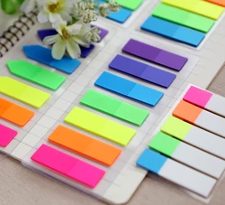 Fluorescência Color Memo Pad, Sticky Notes, Papelaria, Marcador de livros, Índice, Memorandos do escritório, Escola, Suprimentos infantis, SS-1478, 1Pc