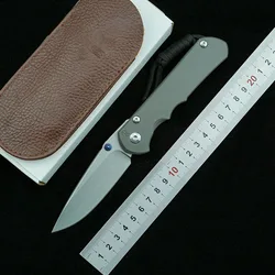 LEMIFSHE Large Sebenza 25 Folding Knife S35VN Blade Titanium Handle Outdoor Camping Survival Kitchen Multi-functional EDC Tool