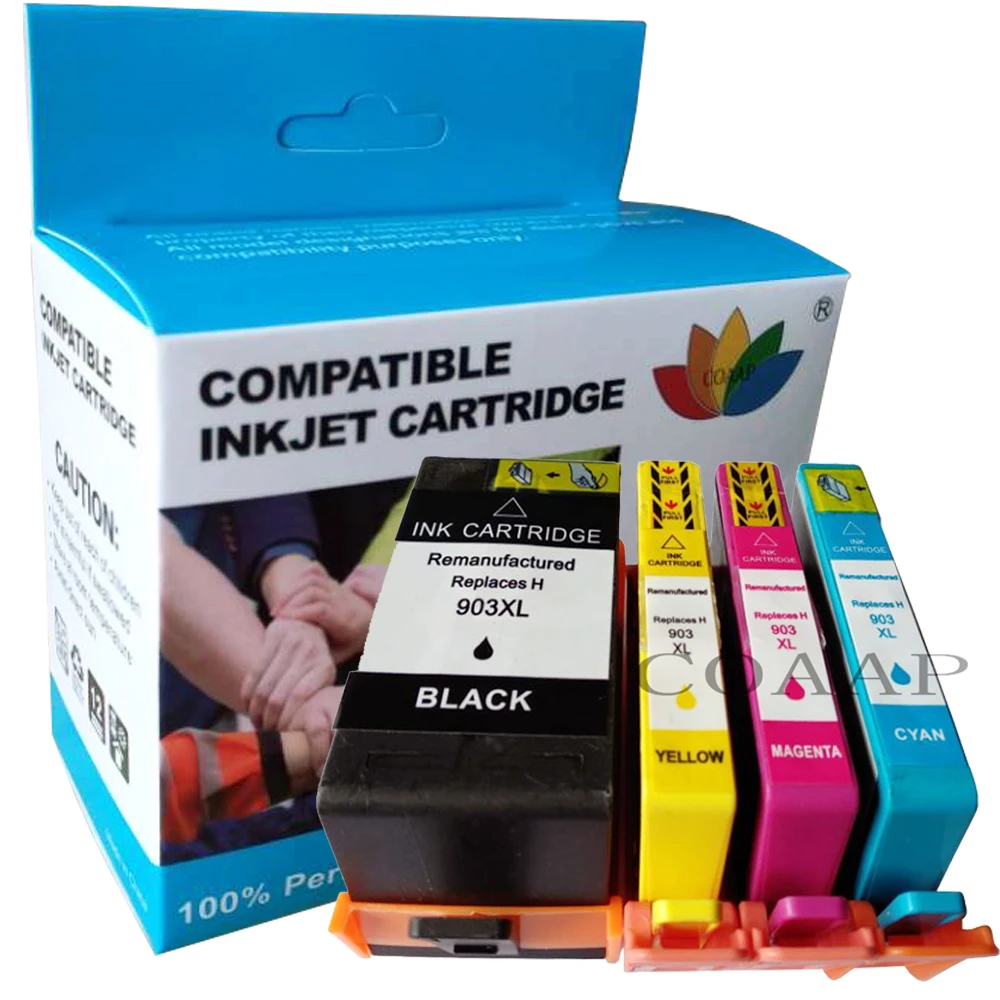 Cartucho de tinta compatible con impresora HP 903, 907, 903XL, 907XL, HP903XL, HP907XL, OfficeJet 6950, 6960, 6961, 6963, 6964, 6965, 6970, 6975