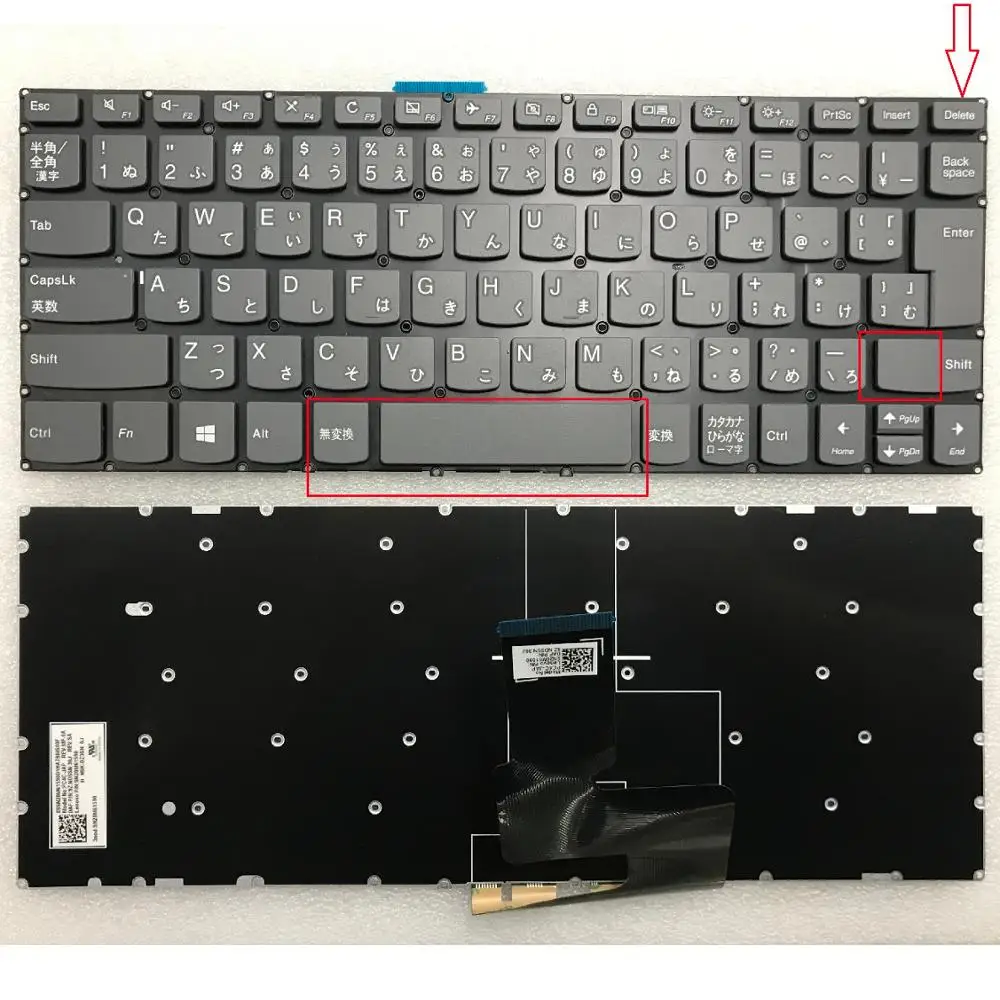 New Japanese keyboard for Lenovo Yoga 520-14IKB 720-15IKB JP