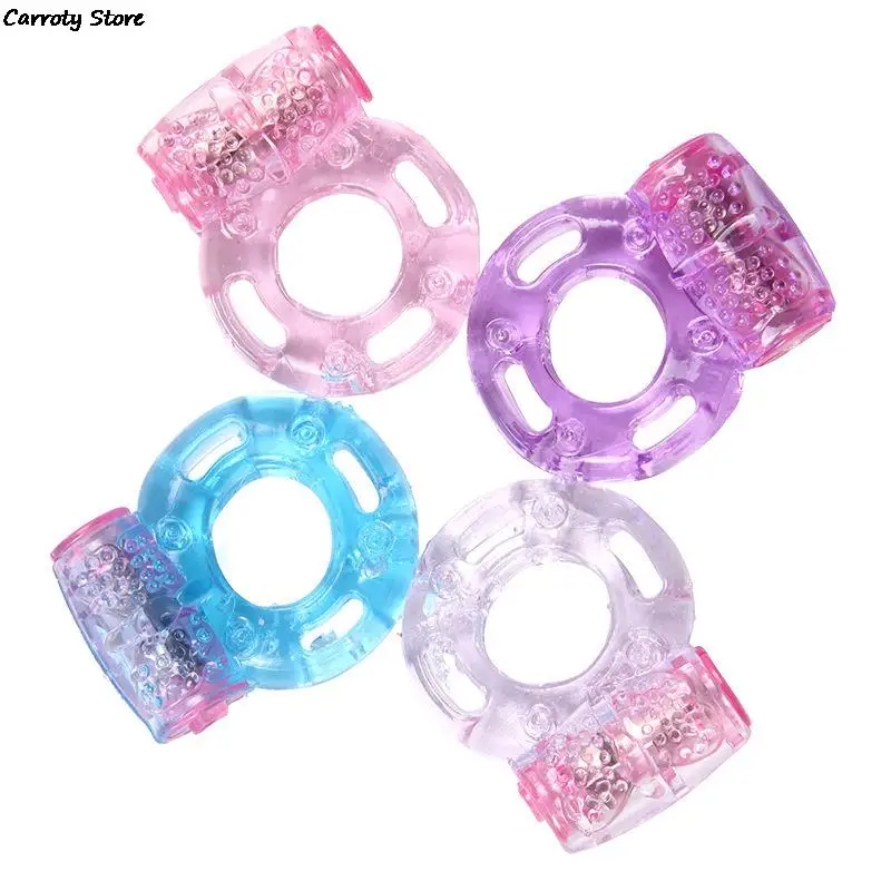 New Stretchy Butterfly Ring Silicon Vibrating Cock Ring Penis Rings Adult Sex Toys For Man Woman Relaxation Elastic Delay Ring