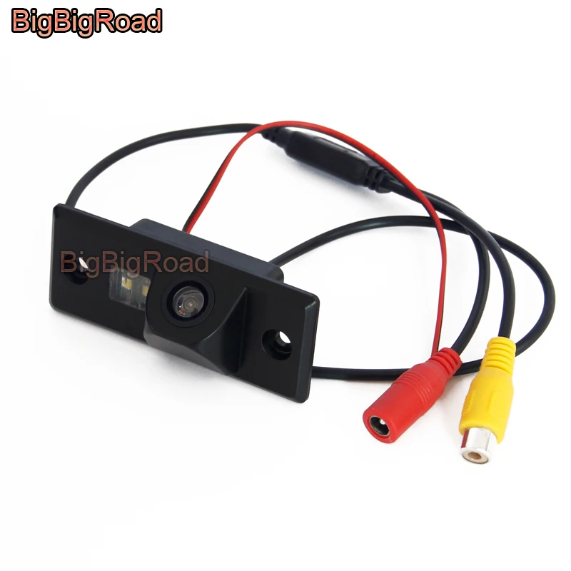 

BigBigRoad For Porsche Cayenne For Skoda Fabia Yeti / Tiguan Santana Golf Car HD Rear View Parking Camera Waterproof