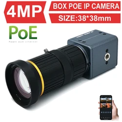4MP POE IP Camera Audio HD 3MP 5-50mm 2.8-12mm Varifocal Zoom CS Lens Industrial SDK Onvif P2P IP Network Box Camera