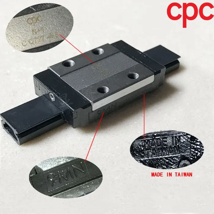 Taiwan CPC Edelstahl Linearführungsschlitten MR9MN MR12MN MR15MN MR9WN MR12WN MR9ML MR12ML ARC15MN Führungsschlitten – Detail 4