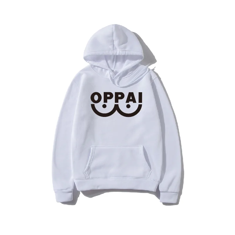 Harajuku Japan Anime One Punch Man Saitama Oppai Hoodies Men Women Pullover Sweatshirt Cosplay Costume Teen Jacket