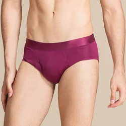 Intimo uomo Boxer Shorts 100% vera seta Boxer lavorato a maglia a doppia faccia confortevole salute traspirante mutande maschili a forma di U 1072