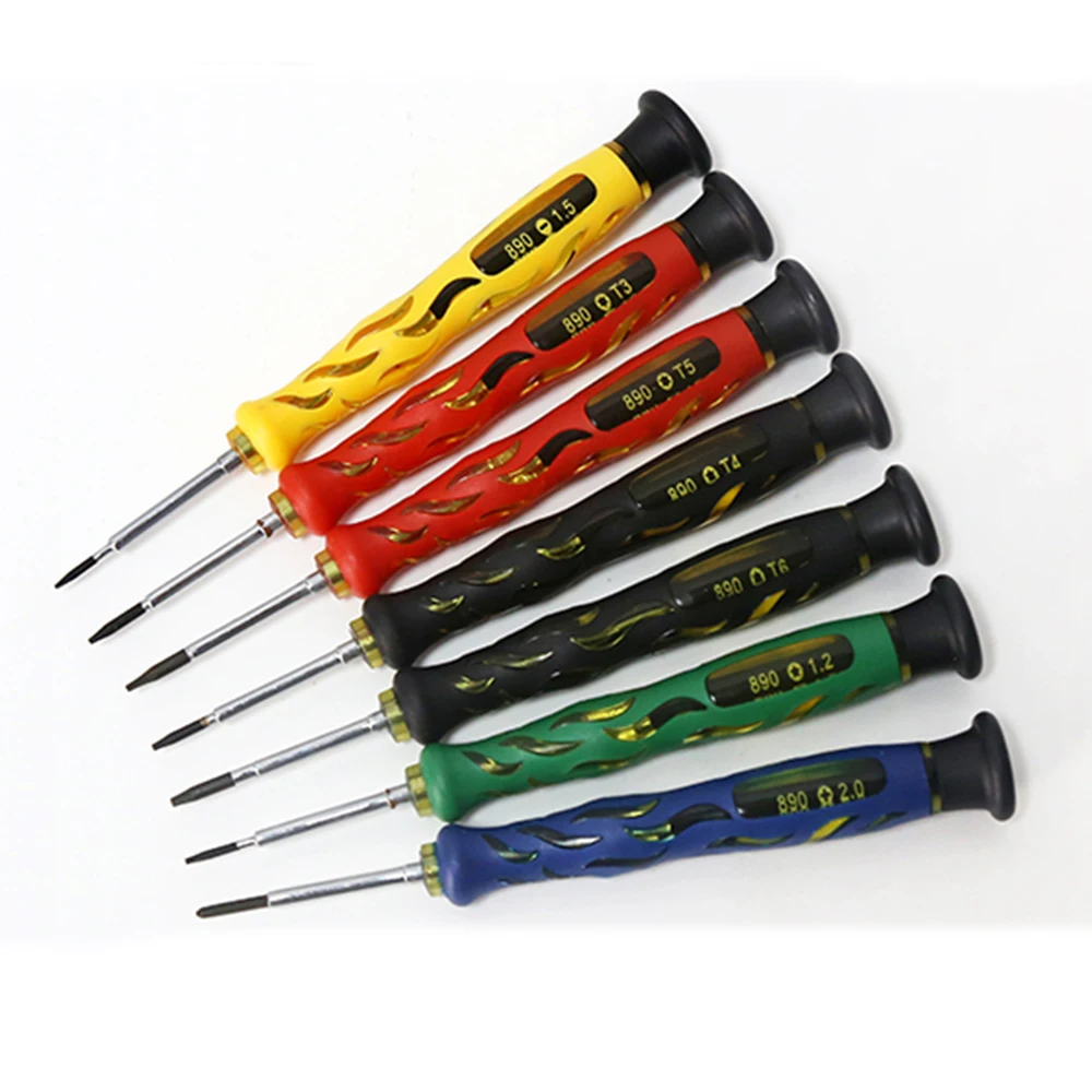 Imagem -06 - Chave de Fenda de Precisão para Iphone Repair Hand Tool Phillips 1.5 Slotted 1.2 Pentalobe t3 t4 t5 t6 2.0 Peça