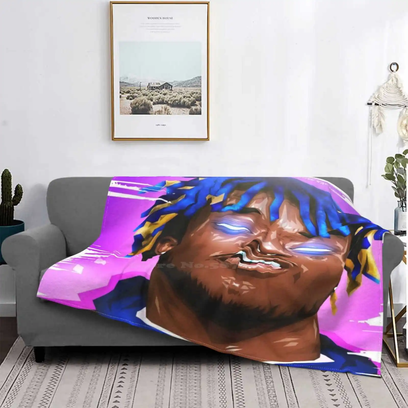 Liluzi Air Conditioning Blanket Soft Warm Light Thin Blanket Lil Uzi Vert Drake Travis Ll Cool J Rap Hip Hop Music Cardi B Lil