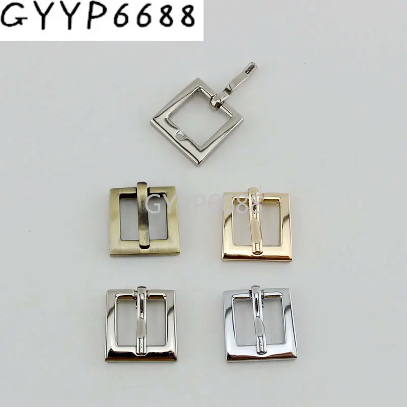 50pcs 4pcs 6colors 12mm fashion metal leather bag pin buckle Clothing Sewing Supplies Leather Craft Hardware Buckles