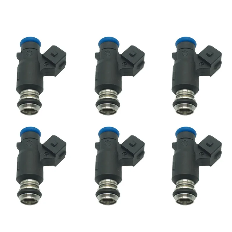 6Pcs Car Fuel injector For American Car Flow Matched Spray Nozzle Injection System Parts 28101891A 25360407 A 25360407A