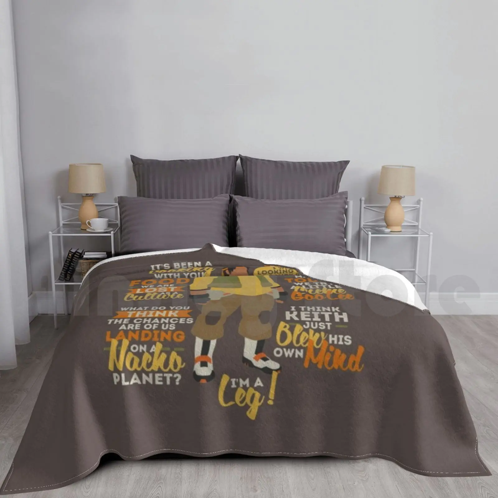Hunk Quotes Blanket…