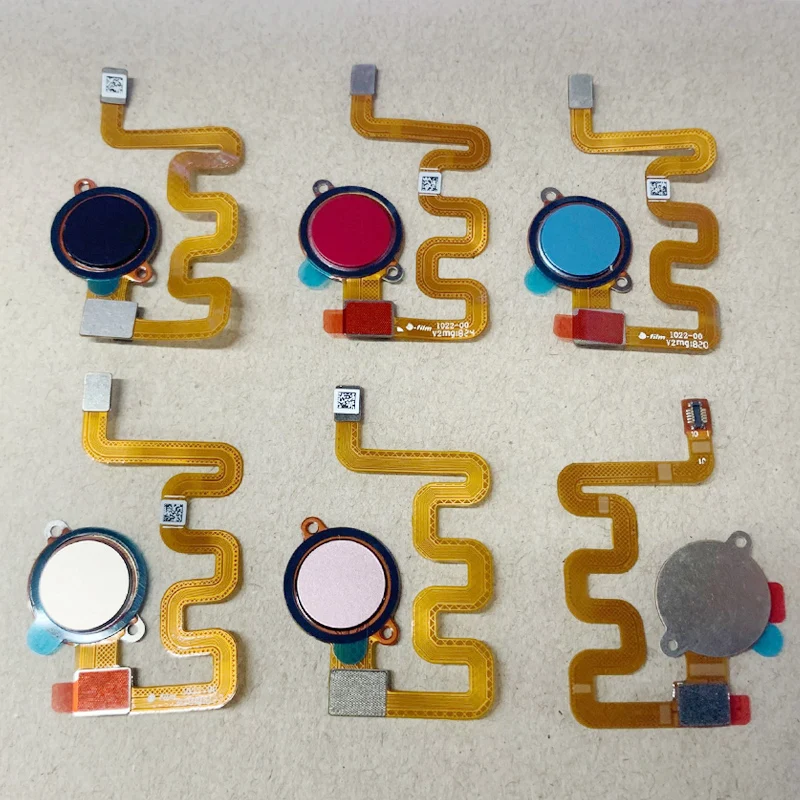 Home Button Fingerprint Sensor Flex Cable Ribbon For Xiaomi Mi A2 Lite Redmi 6 Pro Mi A2 6X Touch Sensor Flex Replacement Parts