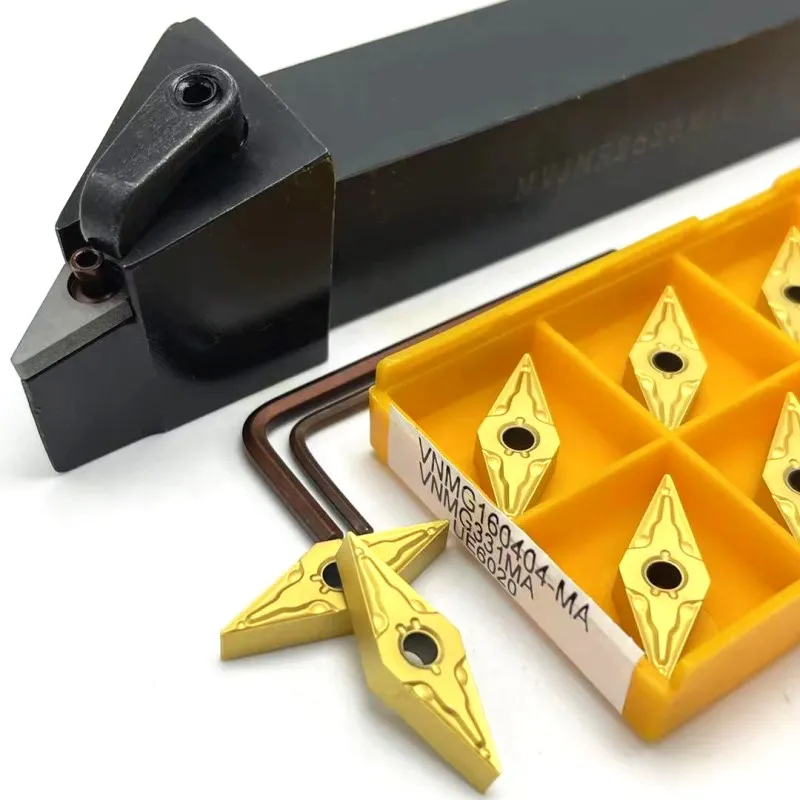 1 pz External MVJNR1616K16 MVJNR2525M16 portautensili per tornitura esterna VNMG inserti in metallo duro Set di utensili da taglio per tornio MVJNR