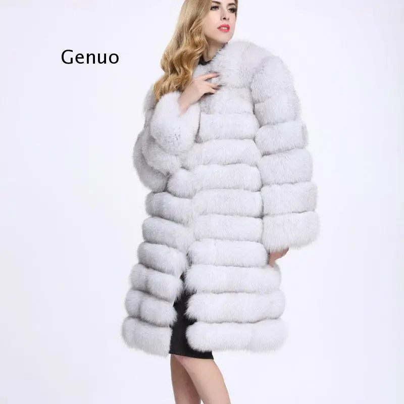 Women Luxury Super Long Faux Fur Coat Jacket Women Thick Winter Coat Outwear Fluffy Furs Jacket Coat Warm Parka Overcoat