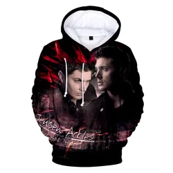 Felpe con cappuccio Supernatural serie Tv uomo donna Harajuku felpe soprannaturali Streetwear abbigliamento Hip Hop Plus Size 2xs-5xl