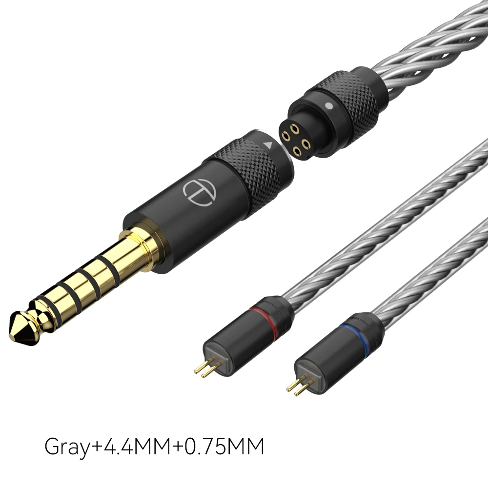 TRN T2 Pro16 Core Oortelefoon Verzilverd HIFI Upgrade Kabel 2.5 5-pin/3.5/4.4/Type C 5-pin/QDC//MMCX/0.75/0.78 - afbeelding 1