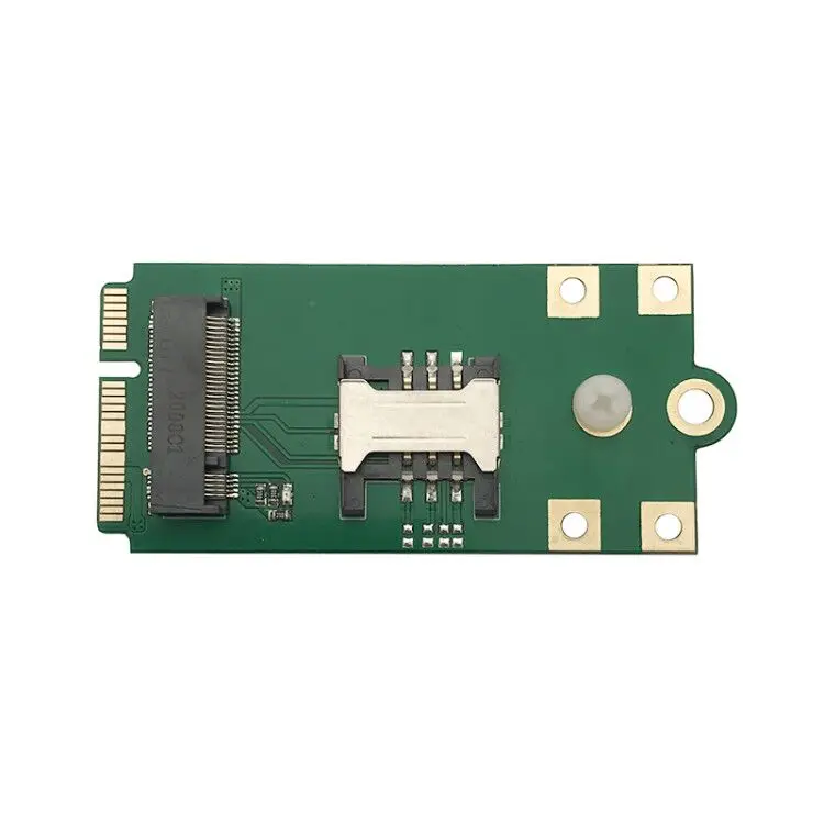 adaptador ngff para mini pci e 4g 5g m2 para pcie com parafuso adaptador com slot de cartao sim para lm960 em9190 em9191 fn980 01