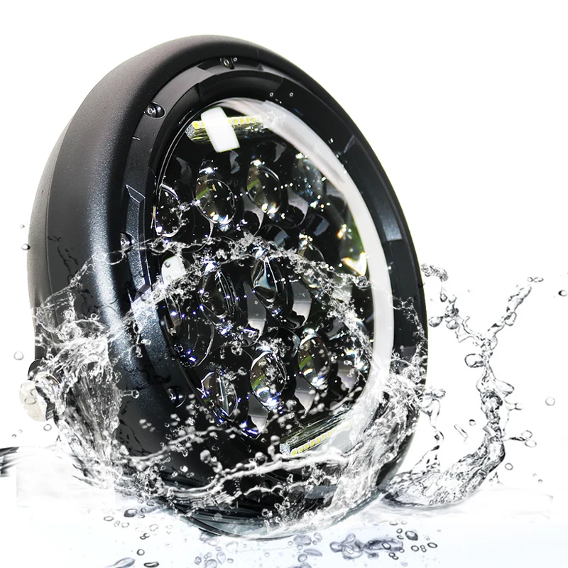 مصباح أمامي LED للدراجة الناري - مراجعة Universal Motorcycle Led Headlight Projector وسعره