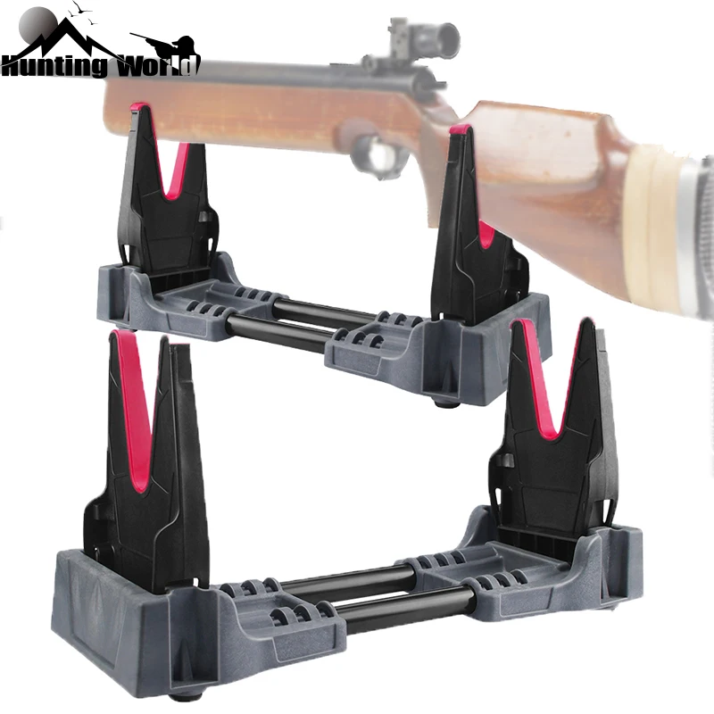 Tactical Adjustable Gun Cleaning Maintenance Display Cradle Holder Rifle Smith Bench Rest Rack Tool for Hunting Airsoft Accessor