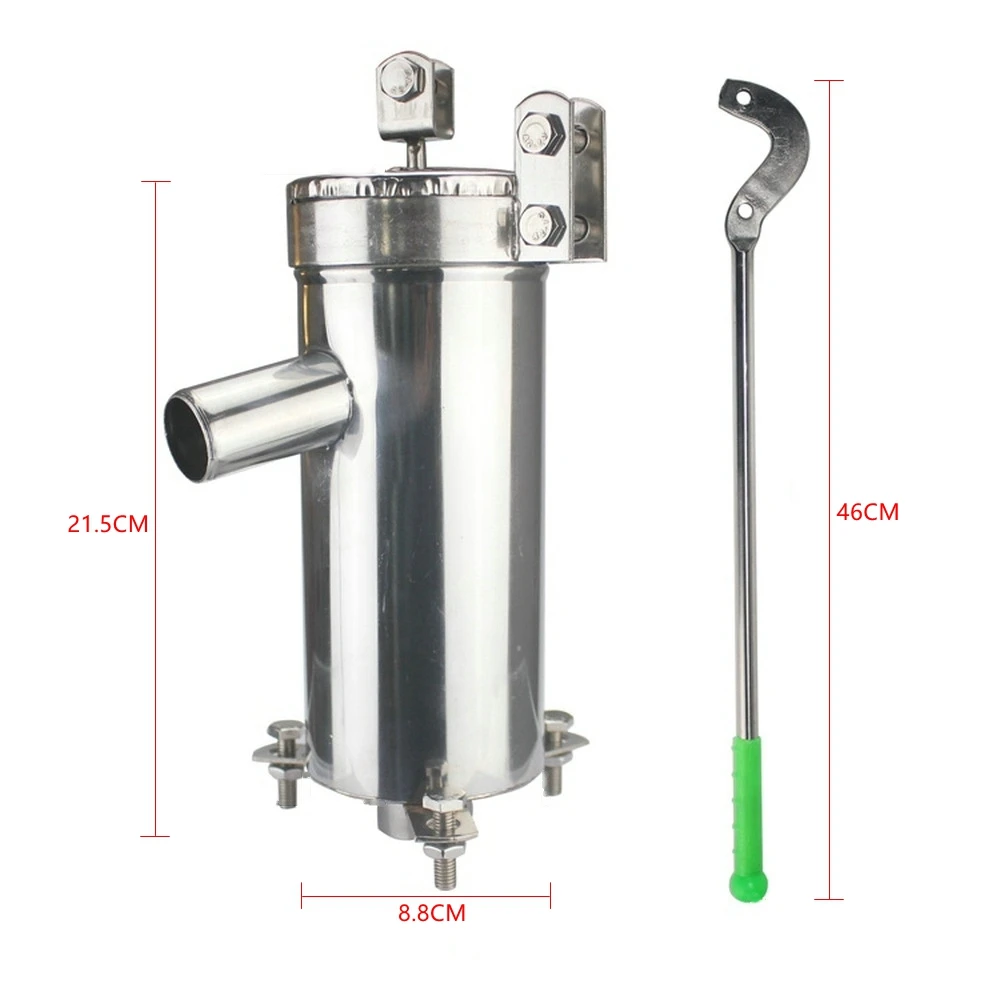 Stainless Steel Manual Water Pump Home Oil Pump Well Hand Shake Suction Pump Suction Well Water Hand Pump Max Lift 8M