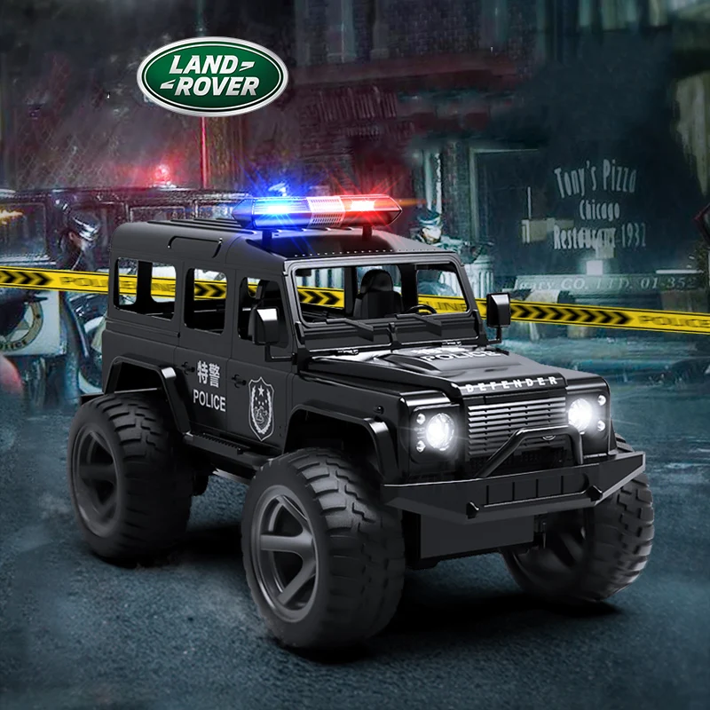 Double E D110 1:14 Large Land Rover Police Offroad Buggy Big Remote Control vehicles Climbing Car Children Toys for Boys Gifts