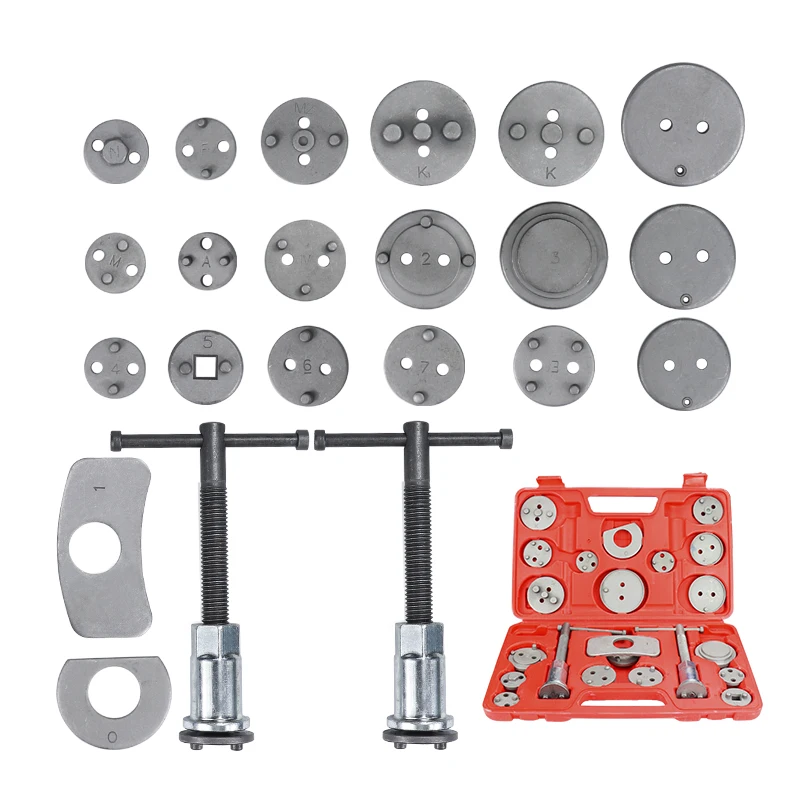 XCAN-Kit de herramientas de pistón de freno de pinza, 22 unidades, rebobinado de frenos de disco, almohadilla trasera para la mayoría de herramientas de reparación de automóviles