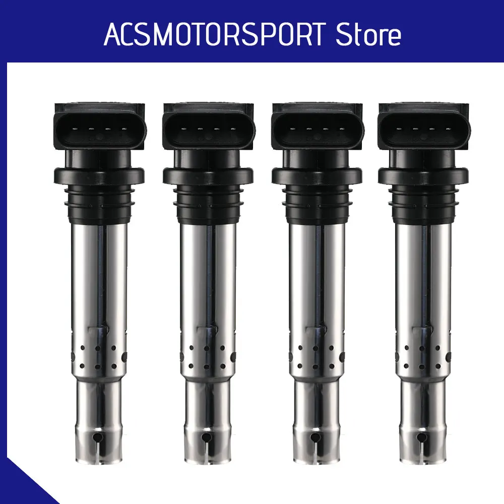 ACSMOTORSPORT 036905100 Ignition Coil For A2 A3 A8 Golf Passat Skoda Fabia Seat 036905100A 036905100B 036905100D 036905100E