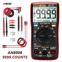 ANENG AN8008 True-RMS Digital Multimeter 9999 Counts Square Wave Voltage Ammeter With Thermocouple LCD Backlight Portable