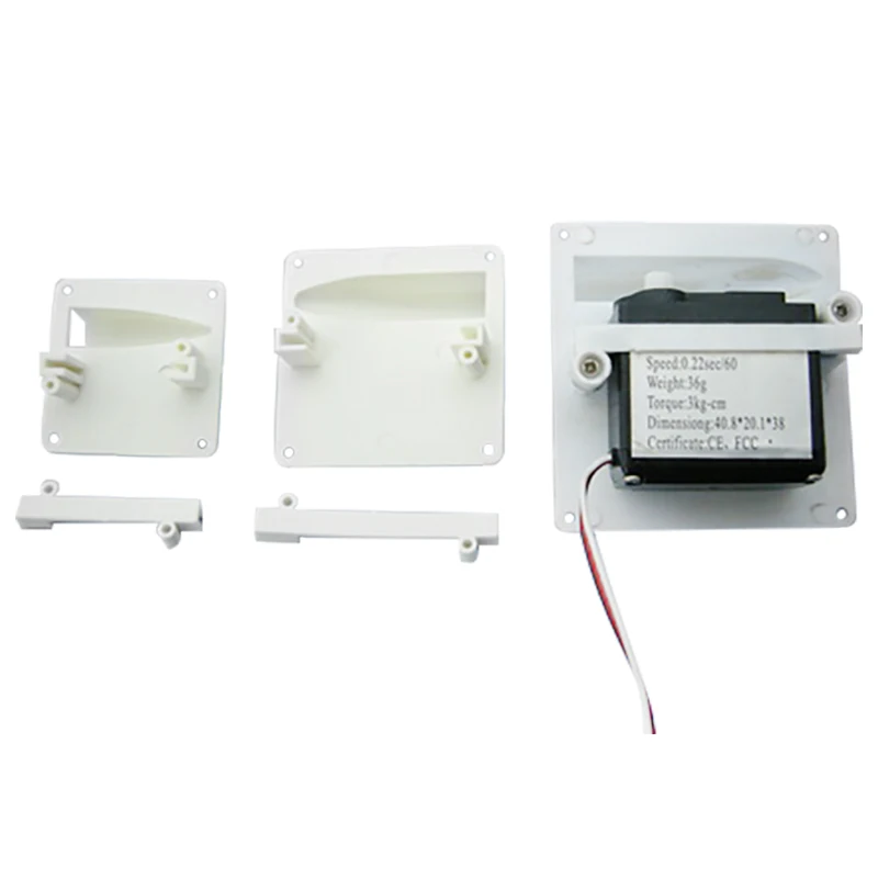 2 Pairs Wing Servo Mount/Servo Protector/Servo Retainer For 6-9/17/36 /55 G Servos No Include Servos